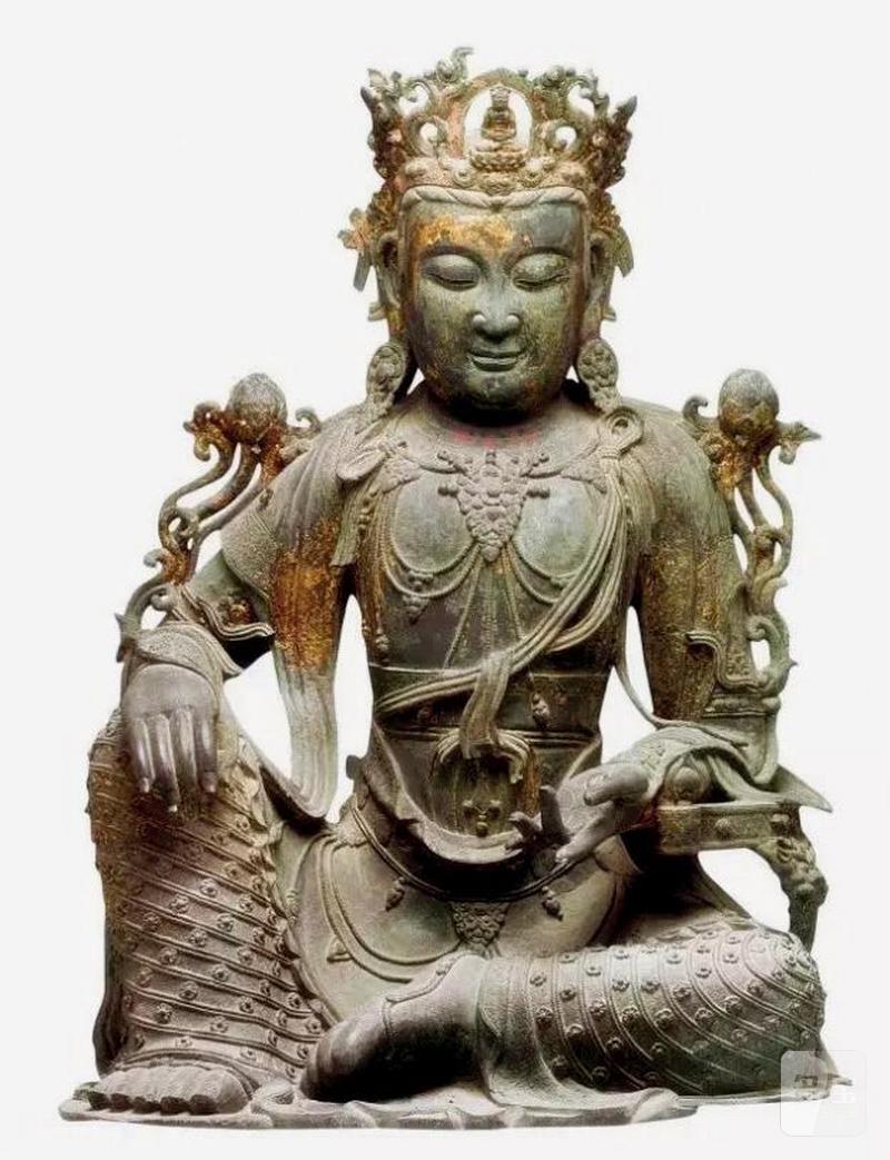 元代 弥勒菩萨像 - 图5